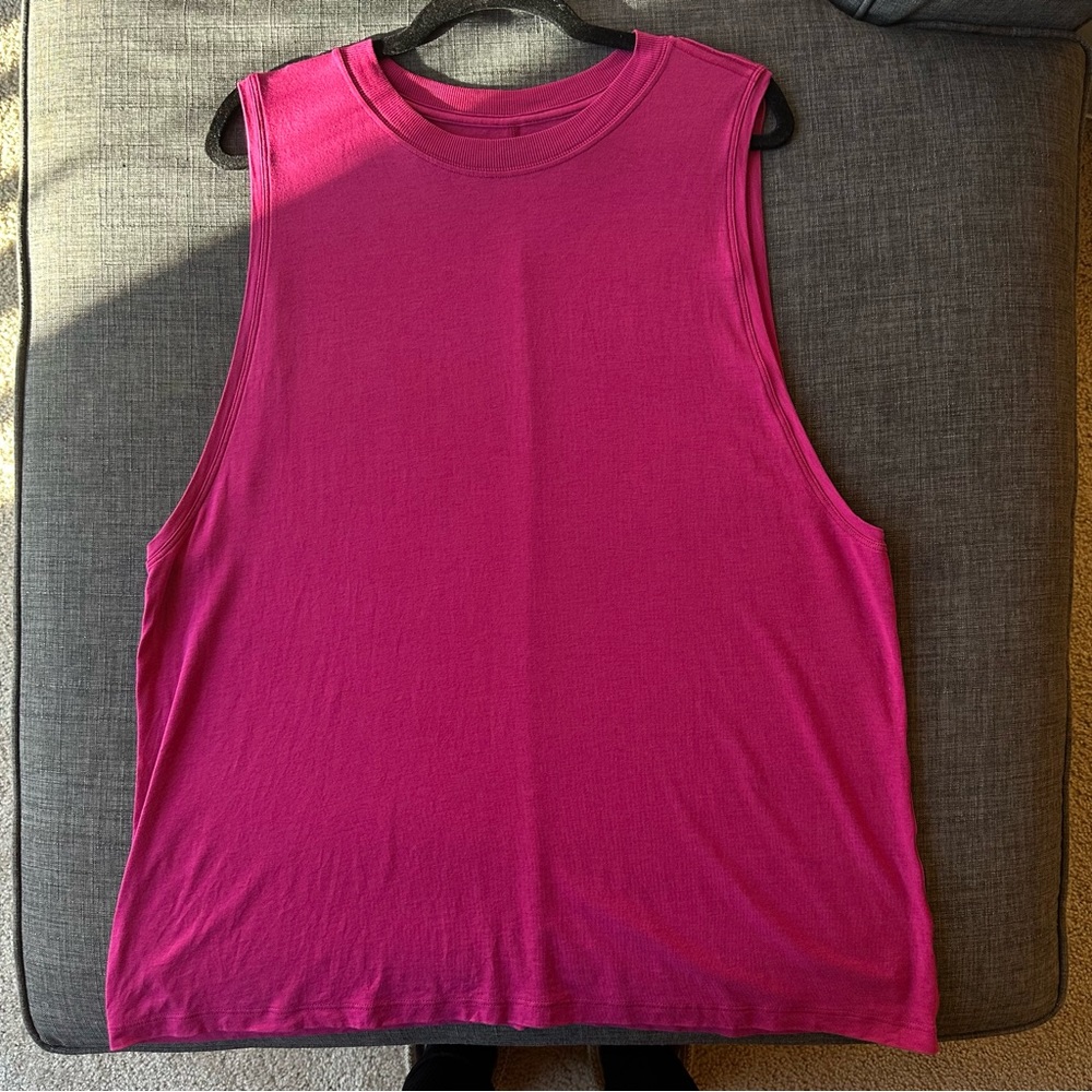 Lululemon All Yours Tee Tank, Color: Ripened Raspberry, sz 10